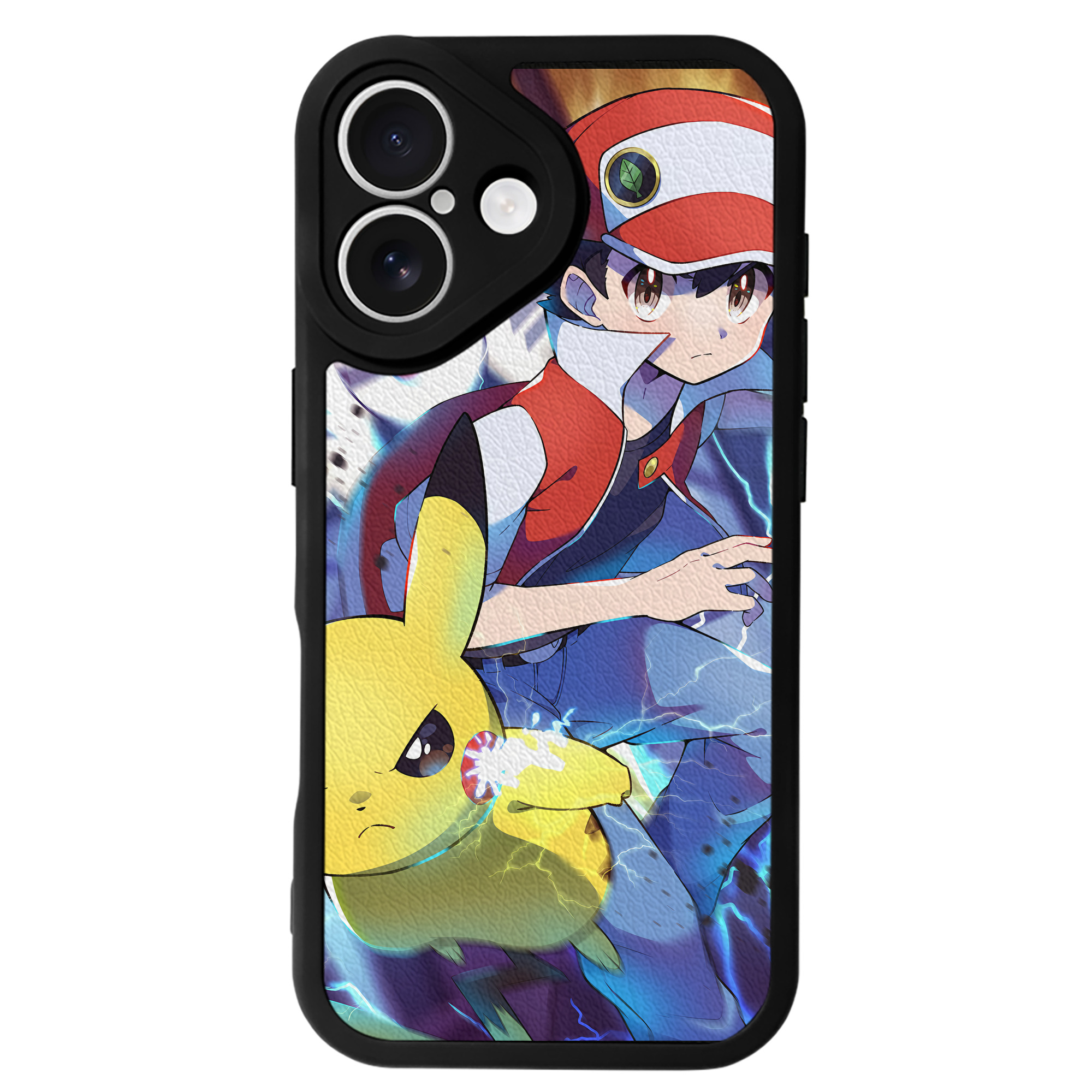 （画像用） ポケットモンスター Pokémon 【iPhone 16シリーズ対応】シリコンスマホケース（レザー調） 材質：シリコン